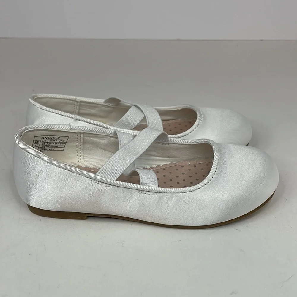 New Dream Pairs Girl’s Angie 2 White Mary Jane Shoes Size 11 Toddler